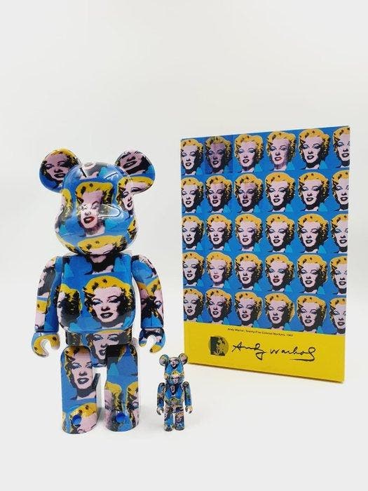 Medicom Toy - Be@rbrick Andy Wahrol Marilyns 25 colored 400%, Antiek en Kunst, Kunst | Designobjecten
