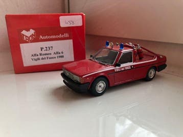 Tron 1:43 - Modelauto - Alfa Romeo Alfa 6 Vigili del Fuoco, Hobby en Vrije tijd, Nieuw