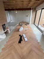 Vloer legger laminaat leggen PVC visgraat plinten egaliseren, Garantie, Laminaat of Parket