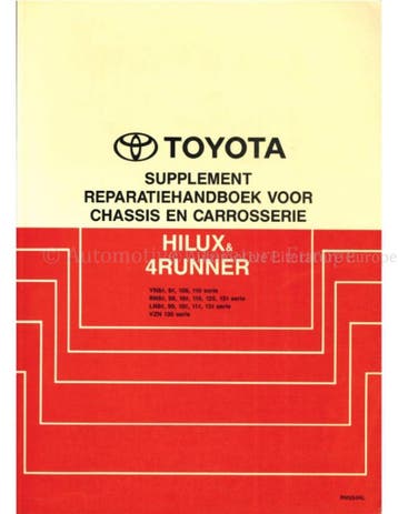 1991 TOYOTA HILUX | 4RUNNER CHASSIS & CARROSSERIE