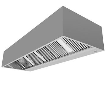 NIEUWE RVS HORECA AFZUIGKAP 2000x950x400 MM + LED, Ophalen, Nieuw in verpakking