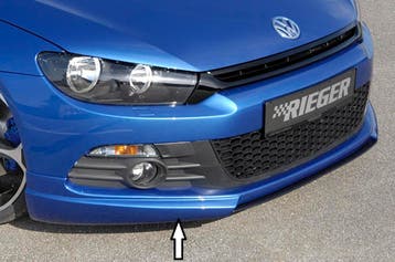 Rieger frontspoiler | Scirocco 3 (13): 08.08-04.14 (tot Face, Auto-onderdelen, Verzenden, Nieuw, Volkswagen