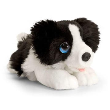 Keel Toys Border collie knuffel - pluche - zwart/wit - 25, Verzenden, Nieuw