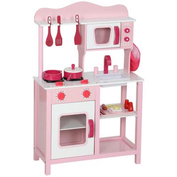 TRUUSK Houten Kinderkeuken - Speelplezier met Accessoires -, Verzenden, Nieuw
