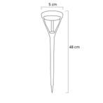 Voordeelset 4x Solar priklamp Birdie zwart, Zonne-energie, Kunststof, Verzenden, Staande lamp