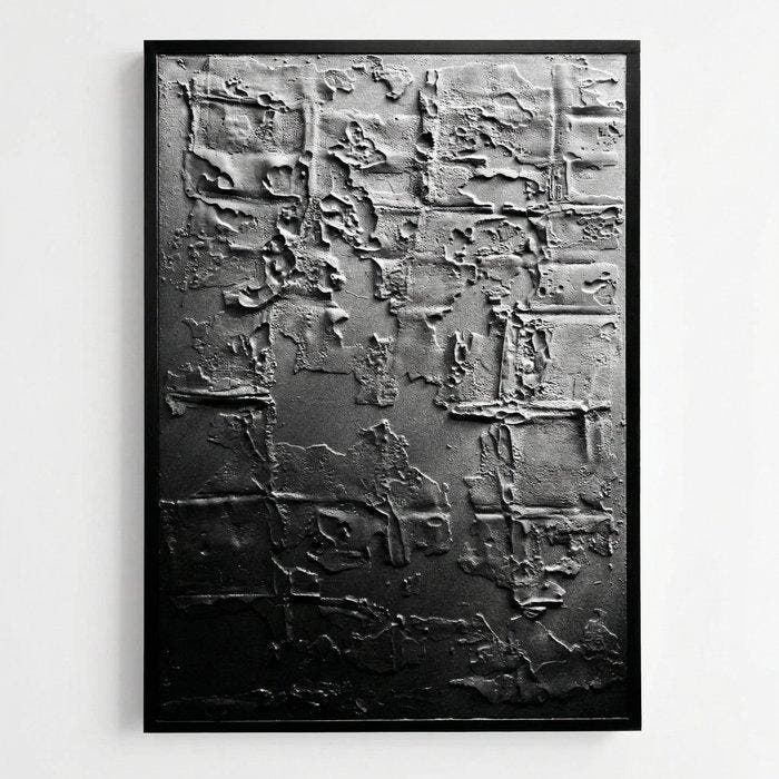 Jacopo Mattia Alegiani - Light on black (1998) Ready to hang, Antiek en Kunst, Kunst | Schilderijen | Modern