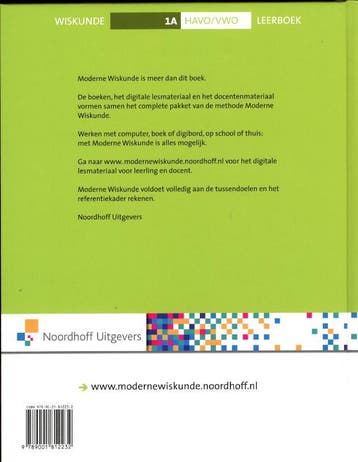Moderne Wiskunde 10 1A havo/vwo leerboek 9789001812232, Boeken, Verzenden, Zo goed als nieuw, Ineke de Bruijn