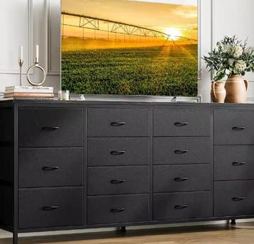 Modern TV-Meubel met 14 Lades en Geïntegreerde Stopcontacten, Verzenden, Nieuw