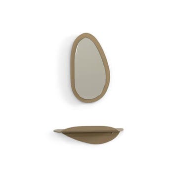 Spinder Design x Eva van de Ven Pipa top spiegel - champagne, Verzenden, Nieuw