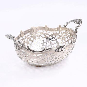 Zilverfabriek Voorschoten (1949) - Bonbon mand - .833 zilver