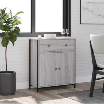 Moderne Opbergkast 70×30×80 cm – Houten Minimalistisch Sideb, Verzenden, Nieuw
