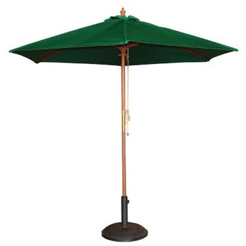 Parasol rond groen 2,5 meter | 2,37(h) x 2,5(Ø)m Bolero, Verzenden, Nieuw in verpakking