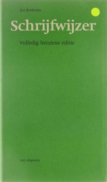 SCHRIJFWIJZER - Renkema, Verzenden, Gelezen