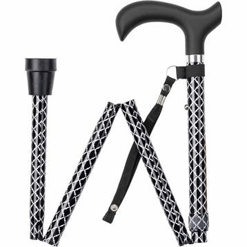 Wandelstok opvouwbaar - Ruitjes (Wandelstokken, Mobiliteit), Ophalen of Verzenden, Nieuw