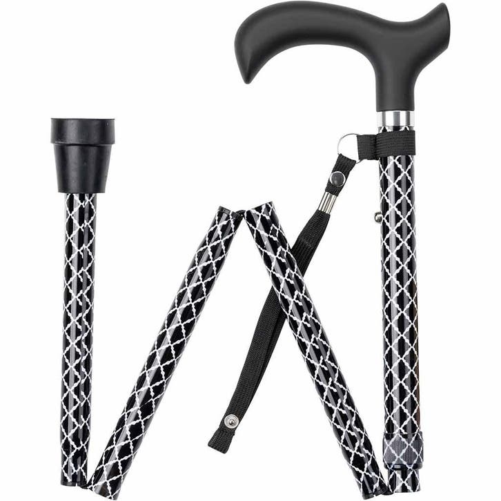 Wandelstok opvouwbaar - Ruitjes (Wandelstokken, Mobiliteit), Diversen, Braces, Nieuw, Ophalen of Verzenden