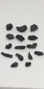 15 irghizieten uit de Zhamanshin-krater. Zeldzame tectiet.