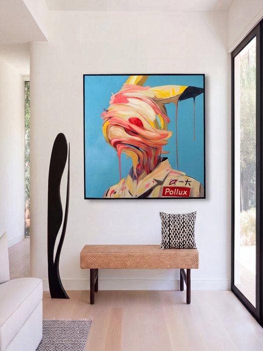 Pollux - Pikachu 1/1 - The Hybrid Collection - FRAMED, Antiek en Kunst, Kunst | Schilderijen | Modern