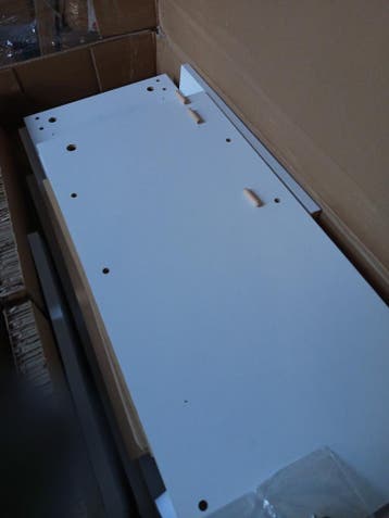 Vierkante salontafel wit - 80x80cm - Nu met 52% korting, Gebruikt, 50 tot 100 cm, Vierkant, Modern