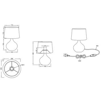 LED Tafellamp - Tafelverlichting - Trion Martan - E14, Huis en Inrichting, Ophalen of Verzenden, Nieuw, Metaal, Overige fittingen