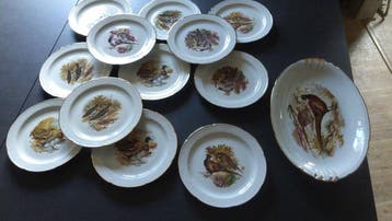 Porcelaine P.C. France - Tafelservies voor 12 (13) -