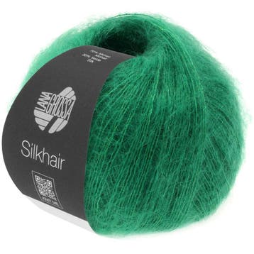 Lana Grossa Silkhair - 156 Smaragd - Superkid Mohair & Zij, Ophalen of Verzenden, Nieuw