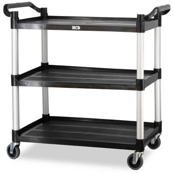 HCB Serveerwagen - 3 lagen - 102 cm - kunststof, Verzenden, Nieuw in verpakking, Overige typen