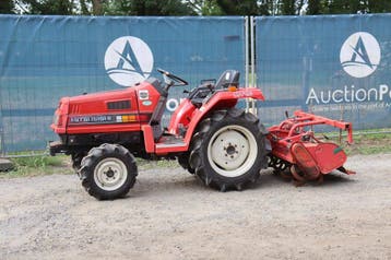 Veiling: Minitractor Mitsubishi MT16 Diesel 15.8pk met grond, Gebruikt, Tot 2500, Tot 80 Pk, Ophalen