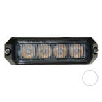 LED flitser 4-voudig compact Wit, Ophalen of Verzenden, Nieuw
