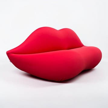 Gufram - Studio 65 - Bocca - Sofa - Polyurethaan, Textiel