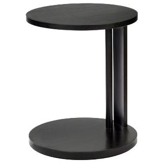 Serax Bijzettafel Laag Beuken Zwart Aura - Showroommodel -, Minder dan 55 cm, Ophalen of Verzenden, Zo goed als nieuw, Overige vormen