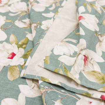 BA229 - Bloemenbedsprei - Klaar voor gebruik - Azuurblauw,