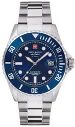 Swiss Alpine Military 7053.1135 Master Diver horloge, Overige merken, Staal, Verzenden, Polshorloge