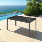 Aluminium tuintafel Bianca in hoogte verstelbare voetjes 150, Tuin en Terras, Tuinsets en Loungesets, Verzenden, Nieuw