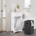 Badkamerkast met Uitklapbare Wasmand en Lade, Verzenden, Nieuw