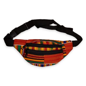 Afrikaanse print heuptasje / Fanny pack - Oranje / gele bogo, Ophalen of Verzenden, Nieuw
