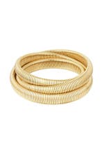 slavenarmband drie dubbel - Goudkleur, Sieraden, Tassen en Uiterlijk, Armbanden, Verzenden, Nieuw