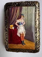 Sigarettendoos - Zilver - Erotiek, Verzamelen, Rookartikelen, Aanstekers en Luciferdoosjes, Nieuw