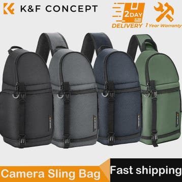 K&F CONCEPT 10L Waterdichte Camera Sling Backpack - Fotograf, Verzenden, Nieuw