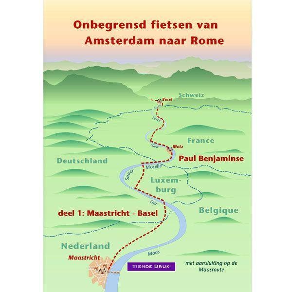 Onbegrensd Rome deel 1: Maastricht-Basel (2025), Boeken, Reisgidsen, Europa, Nieuw, Overige merken, Fiets- of Wandelgids, Ophalen of Verzenden