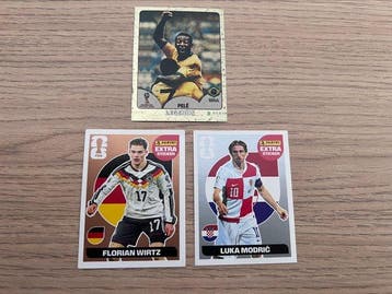 2018 Panini World Cup 2018 Extra Stickers Pelé, Luka Modric,, Nieuw