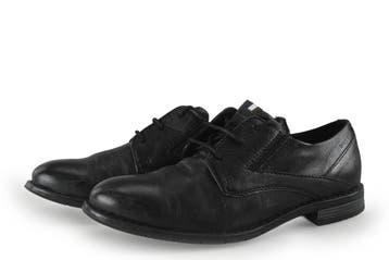 Bugatti Veterschoenen in maat 41 Zwart, Bugatti, Verzenden, Zwart, Zo goed als nieuw