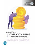 9781292363073 Horngrens Cost Accounting, Global Edition, Verzenden, Zo goed als nieuw, Datar, Srikant