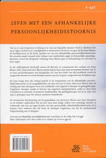 Leven met een afhankelijke persoonlijkheidsstoornis / Van A, Verzenden, Zo goed als nieuw, E. Berretty