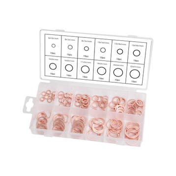 Assortiment Koperen ringen 150 pcs, Auto diversen, Autogereedschap, Verzenden, Nieuw