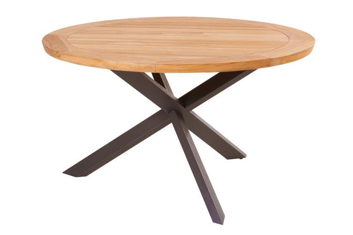 Taste Prado ronde tuintafel Ø130 cm - terre, Tuin en Terras, Tuintafels, Nieuw, Hout, Rond, Verzenden