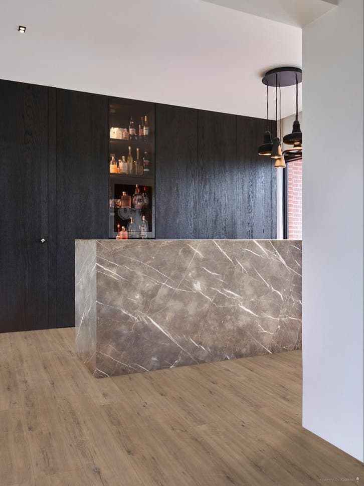 Laminaat rechte plank bruin |  Hoomline Elite XL V4 60902, Huis en Inrichting, Stoffering | Vloerbedekking, Ophalen