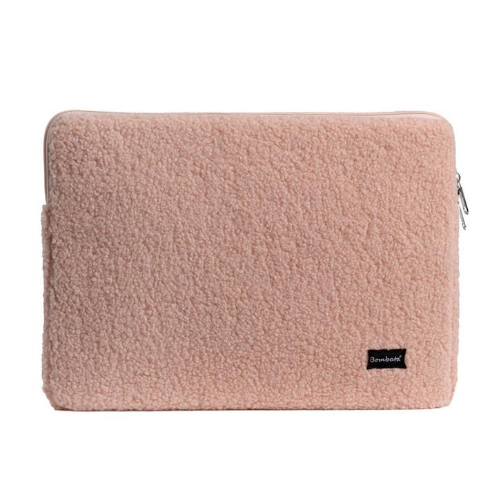 Bombata Teddy Laptop Sleeve - 15 / 16 inch - Roze, Computers en Software, Laptoptassen, Nieuw, Verzenden