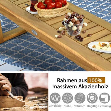 2dekans | Coast Bench vaste houten tuinmeubels houten bank, Ophalen of Verzenden, Zo goed als nieuw