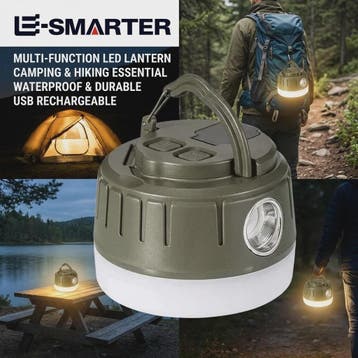 Draagbare LED Camping Lantaarn met Haak & Magneet - Noodverl, Verzenden, Nieuw