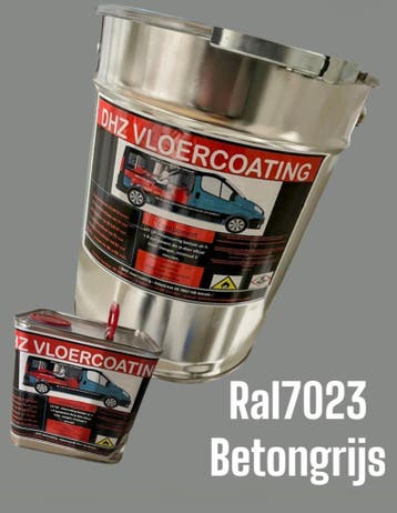 80m2 2K Epoxy Garagevloer coating Wij STOPPEN nu Uitverkoop, Verzenden, Nieuw, Verf, 10 tot 15 liter